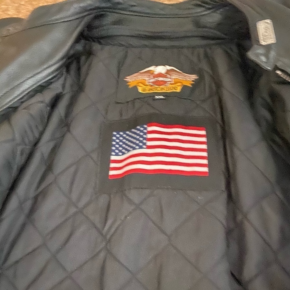 Vintage Authentic Harley Davidson Willie G Leather Jacket/Vest NWOT​​​​​​​​​​ - Picture 14 of 15